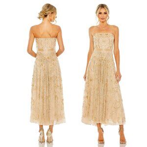 MAC DUGGAL | STRAPLESS EMBELLISHED A LINE DRESS #93898